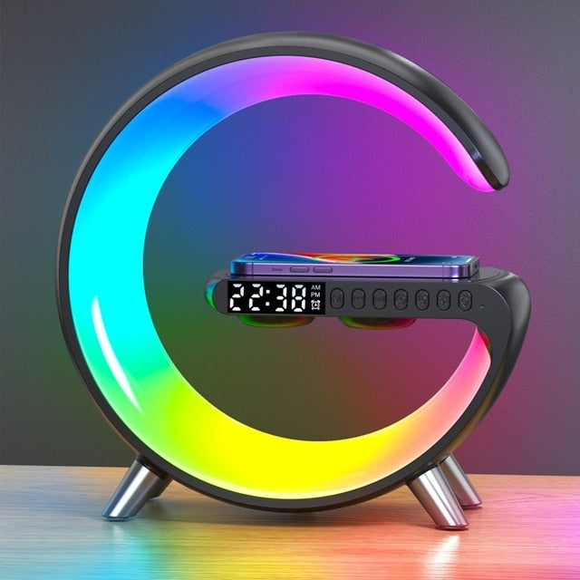 Multifunctional Wireless Charger Alarm Clock Speaker gadgets