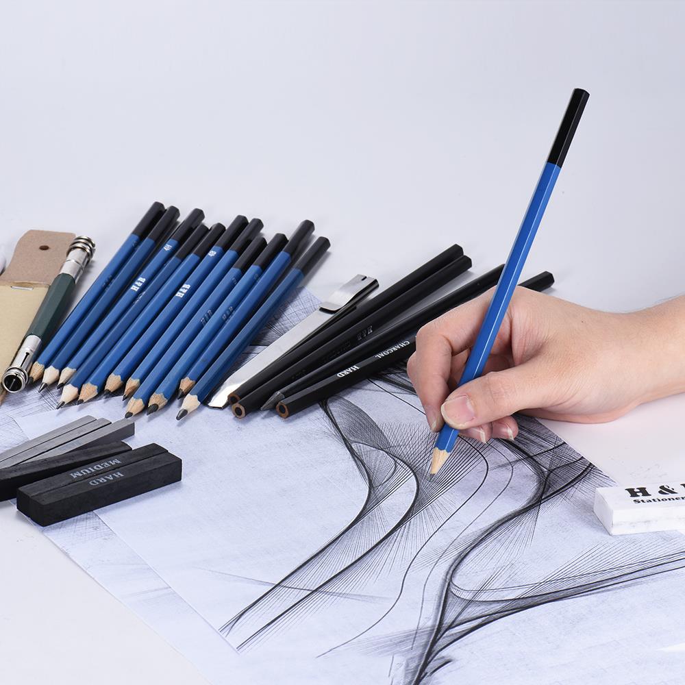 32pcs Professional Drawing Sketch Pencil Kit Sketch Graphite