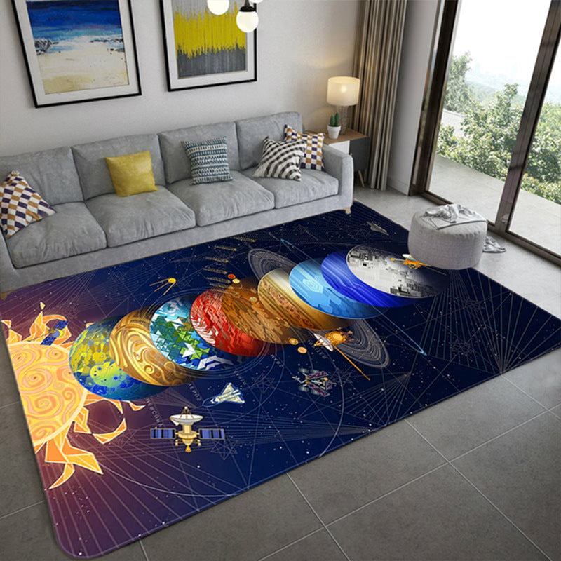 3D Planet Gorgeous Universe Living Room Carpet