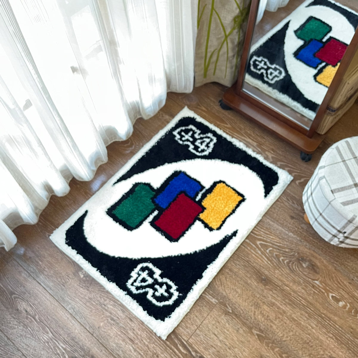 Rainbow Reverse Card Fluffy Carpets gadgets
