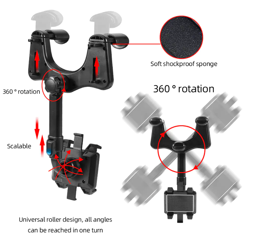 360° Rotatable Smart Phone Car Holder My Store