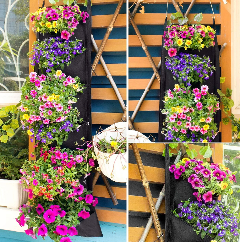 NEW DESIGN Vertical Hanging Garden Planter Flower Pots My Store